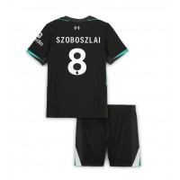 Liverpool Dominik Szoboszlai #8 Fotballklær Bortedraktsett Barn 2024-25 Kortermet (+ korte bukser)